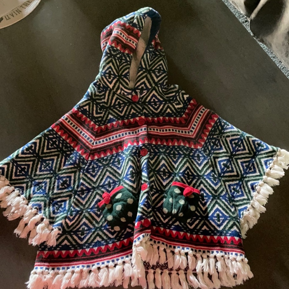 Girl poncho